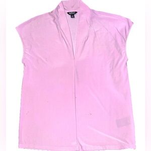 Pink V-Neck Buffalo Blouse